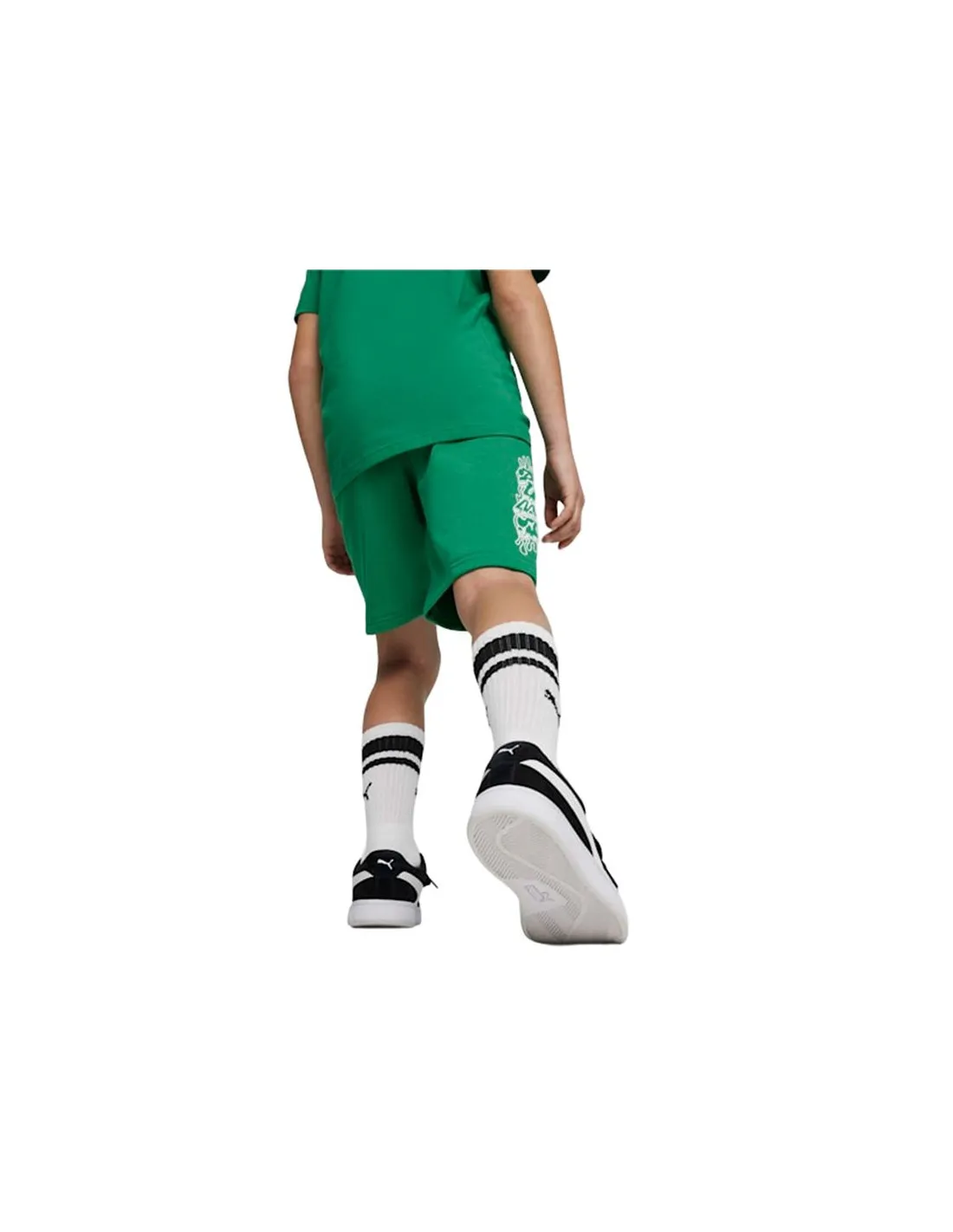 Pantalones Puma ESS+ MID 90s Archive Verde Infantil