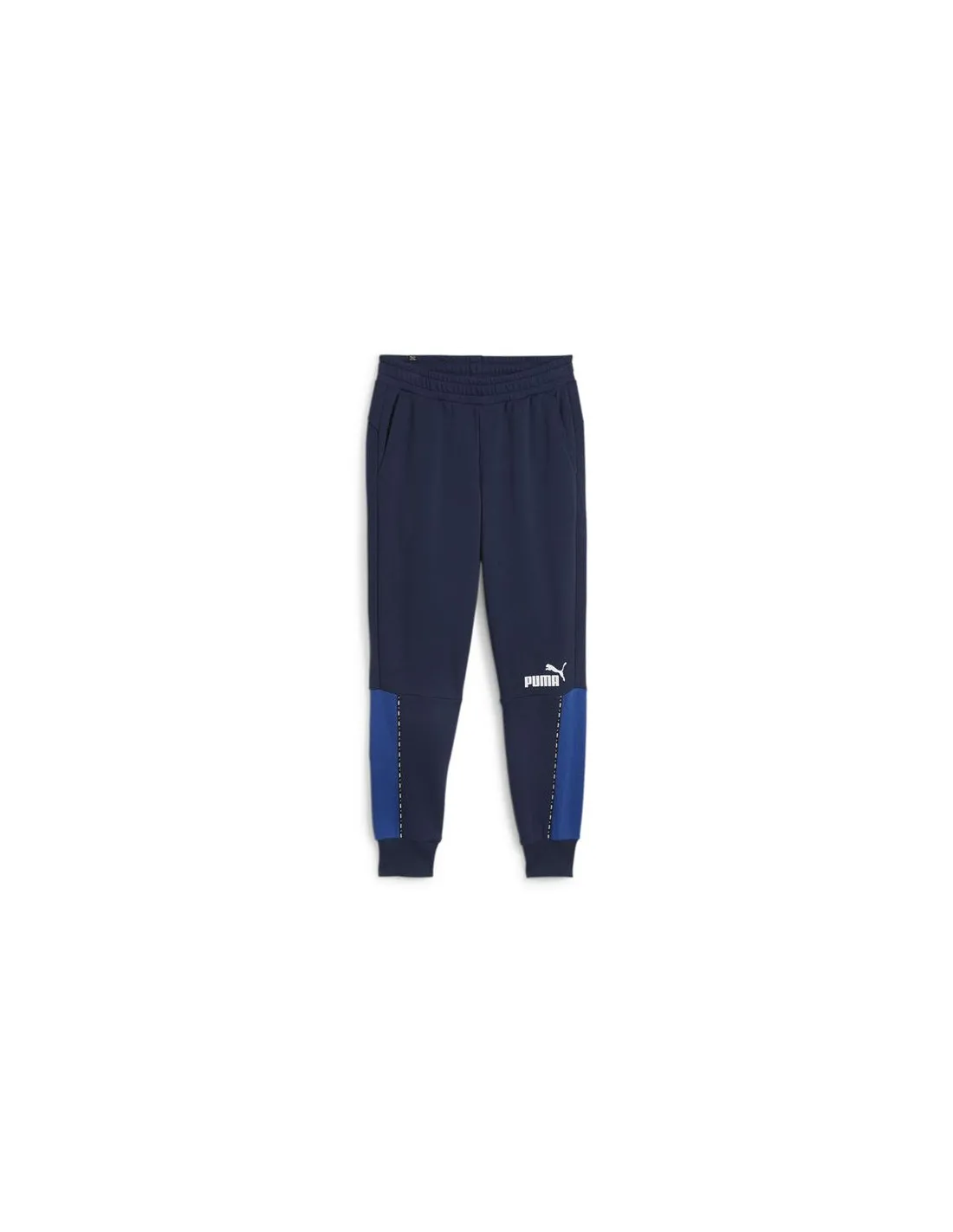 Pantalones Puma Essentials Block X Tape Azul Marino Hombre