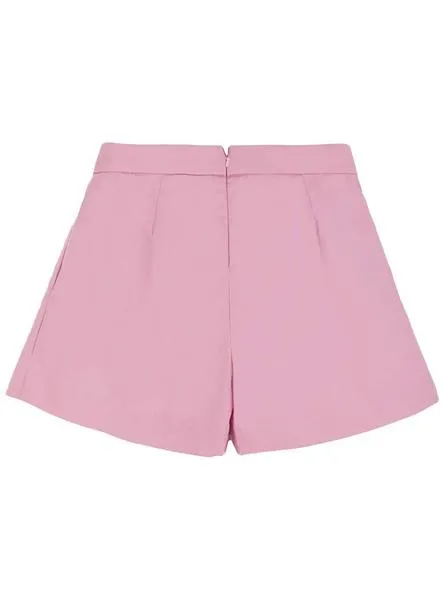 pantalón corto mayoral satén rosa para niña