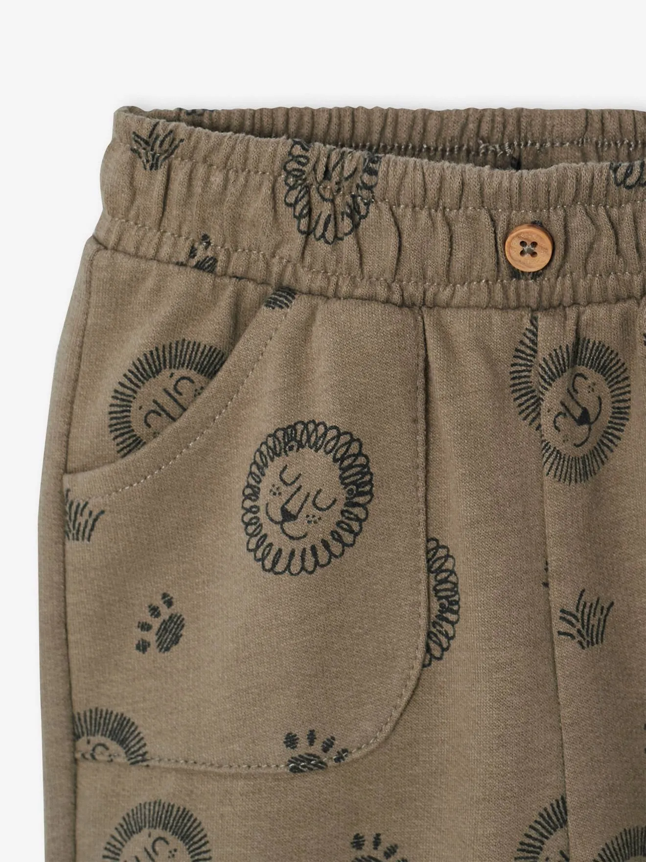 Pantalón de felpa estampado para bebé