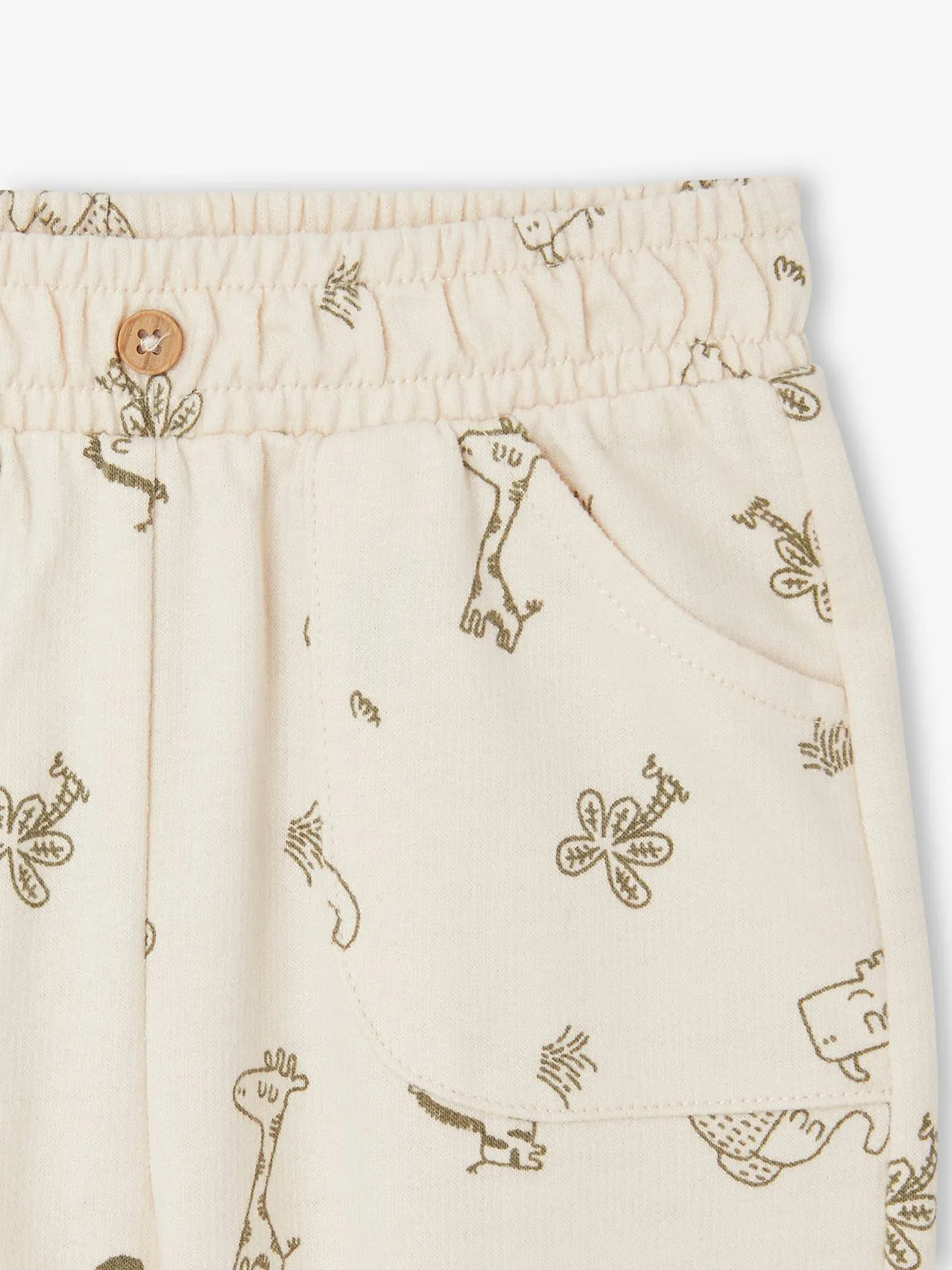 Pantalón de felpa estampado para bebé