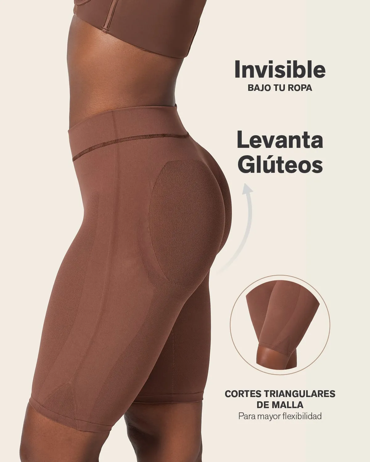 Panty faja seamless con efecto levanta cola