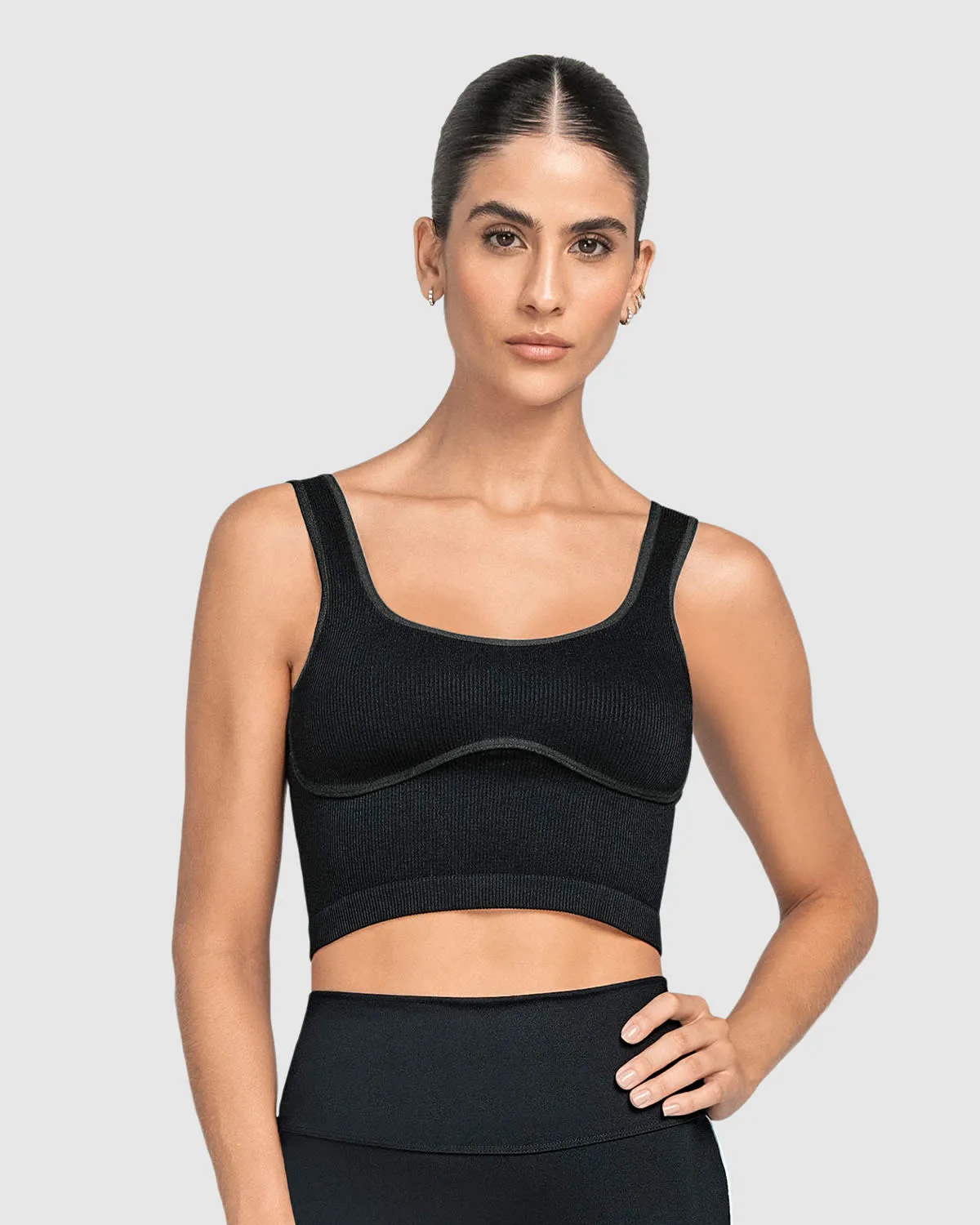 Paquete x 2 tops deportivos tecnología seamless