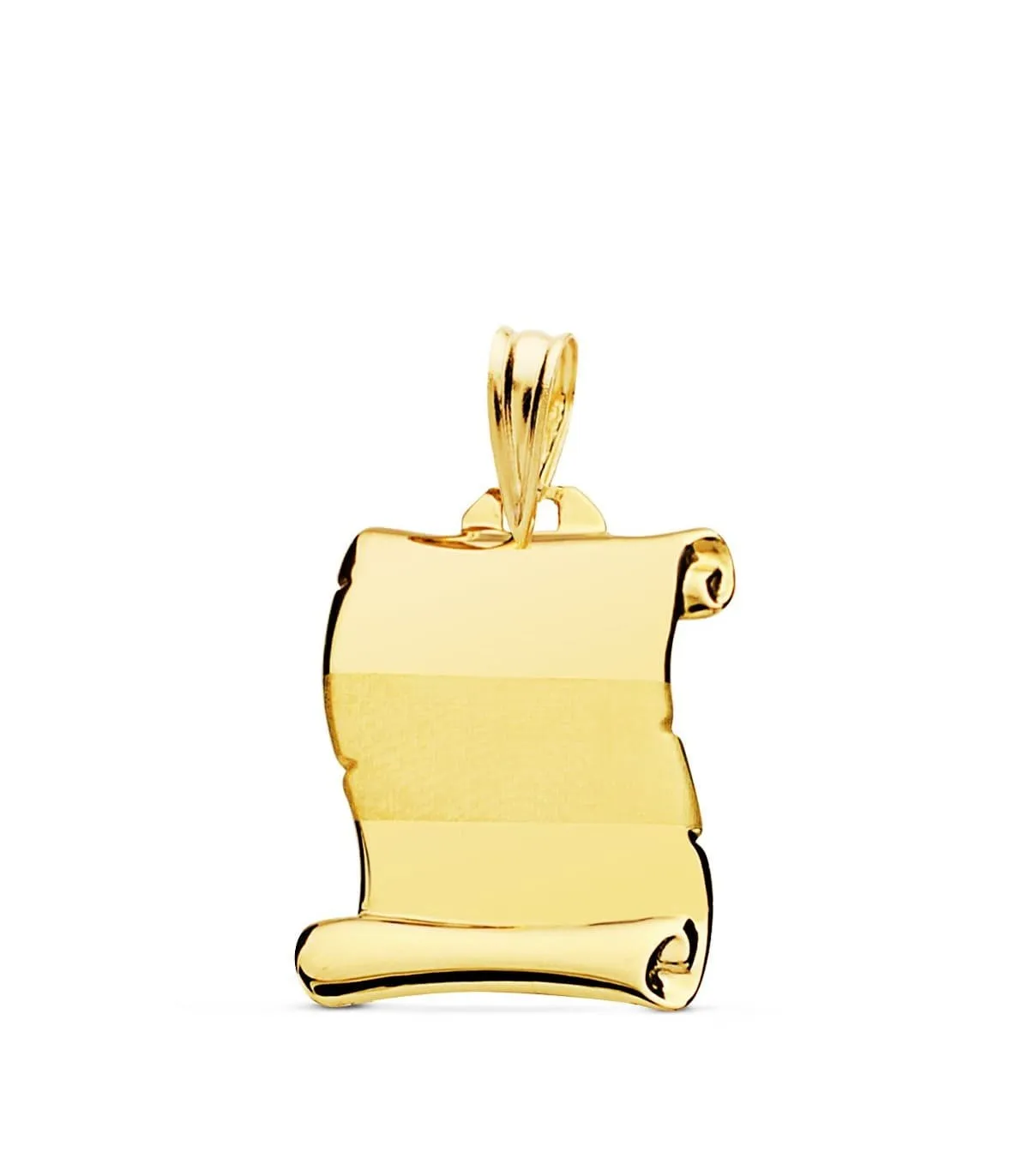 Parchemin Or Jaune 18 K 18 mm Bande