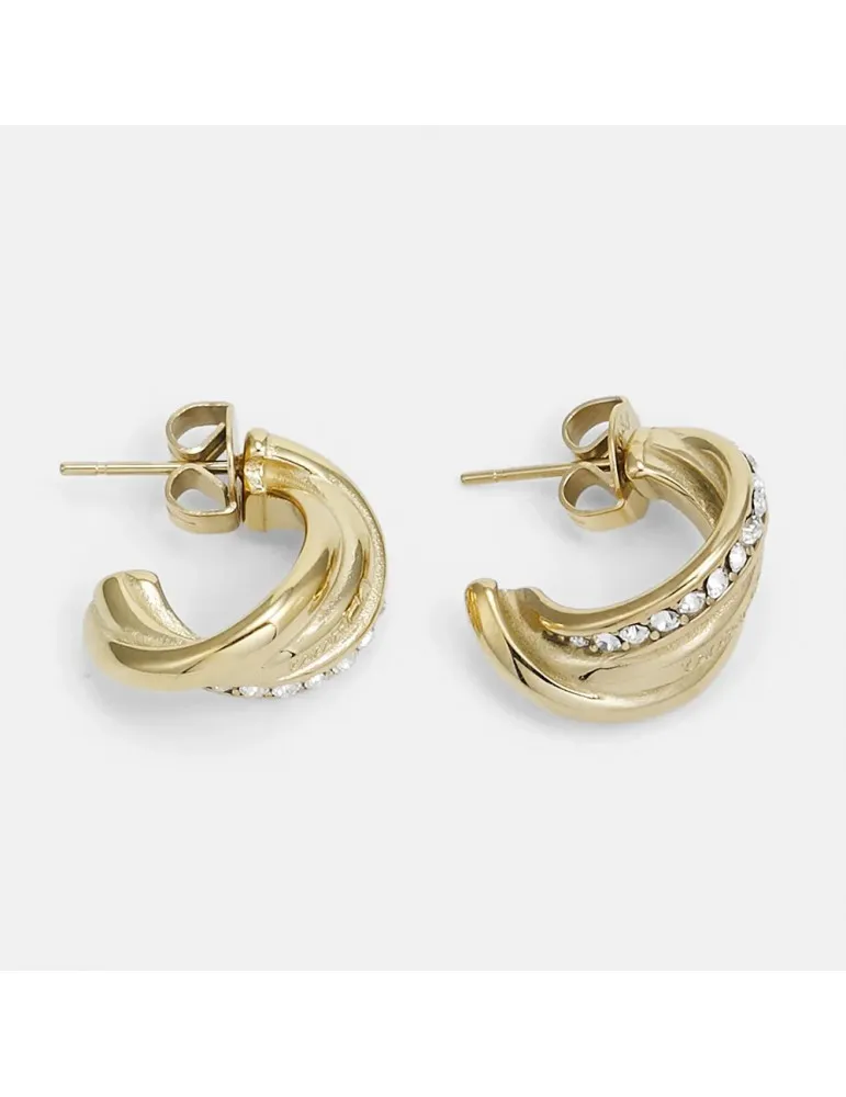 Pendientes Guess Mujer Perfect Acero Dorado