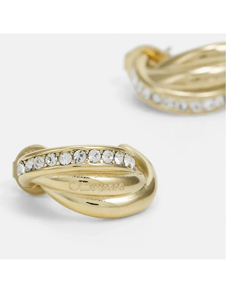 Pendientes Guess Mujer Perfect Acero Dorado