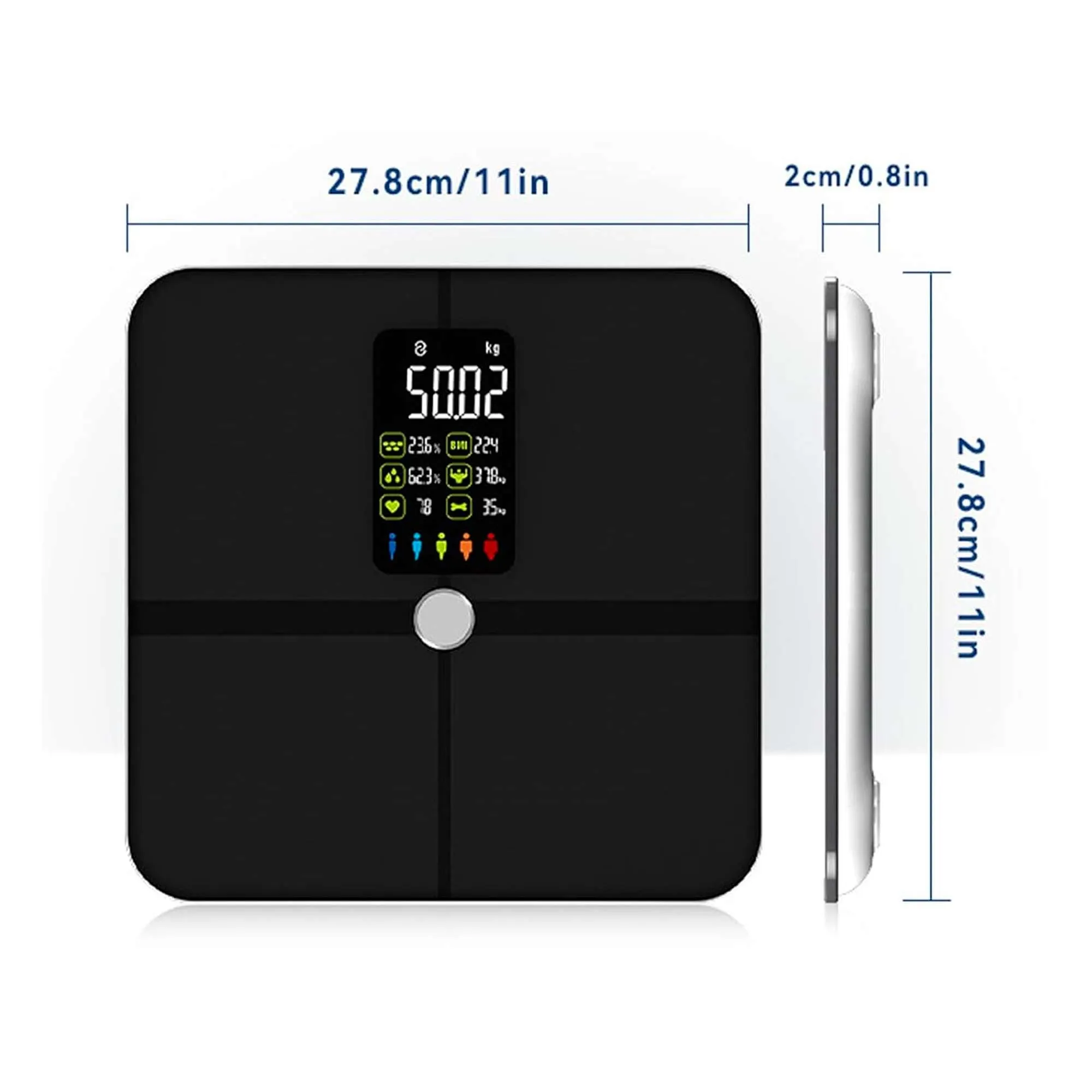 Pesa Corporal Digital Smart Con LCD
