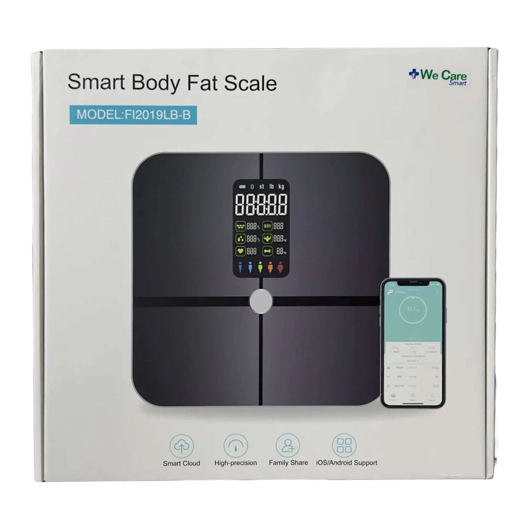 Pesa Corporal Digital Smart Con LCD