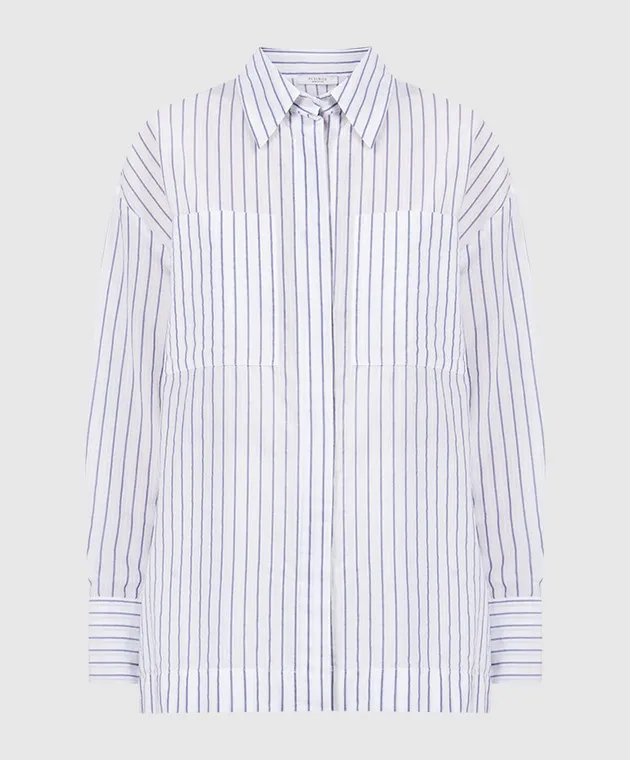 Peserico White striped shirt