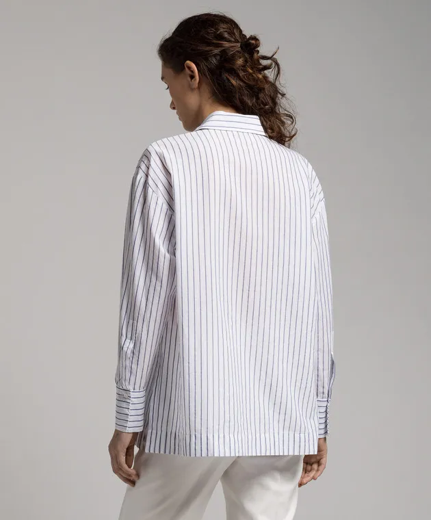 Peserico White striped shirt