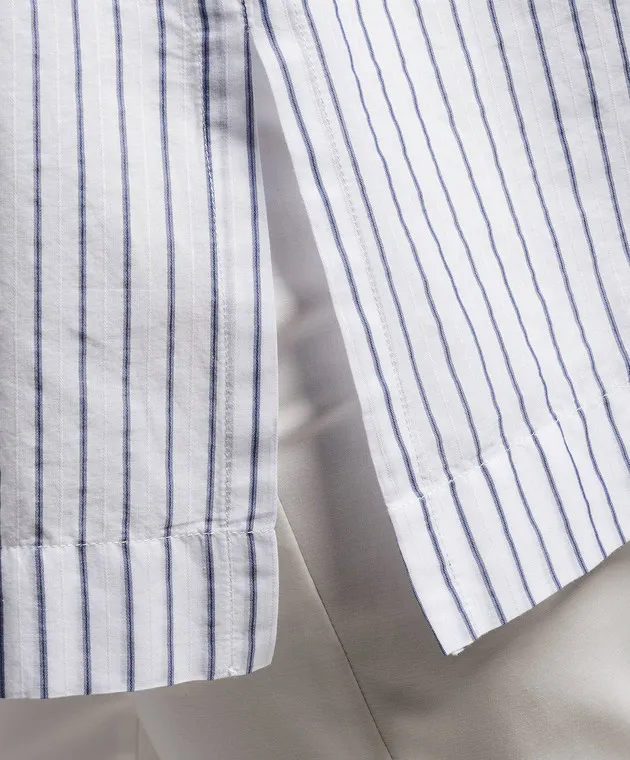 Peserico White striped shirt