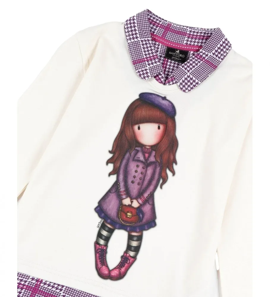 Pijama Santoro Gorjuss beige, multicolor