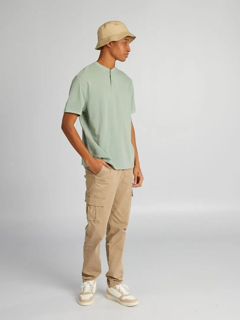 POLO DE PIQUé DE ALGODóN LISO +1,90 M  VERDE