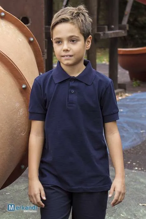 Polo infantil de 2 botones