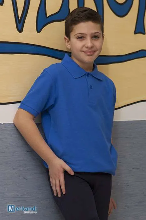Polo infantil de 2 botones