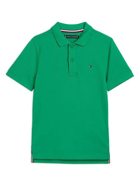 Polo Tommy Hilfiger Flag Verde Para Niño