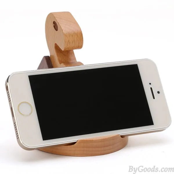 Practical Gift Cute Wood Horse Mobile Phone Holder
