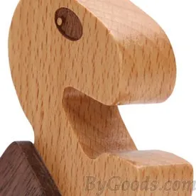 Practical Gift Cute Wood Horse Mobile Phone Holder