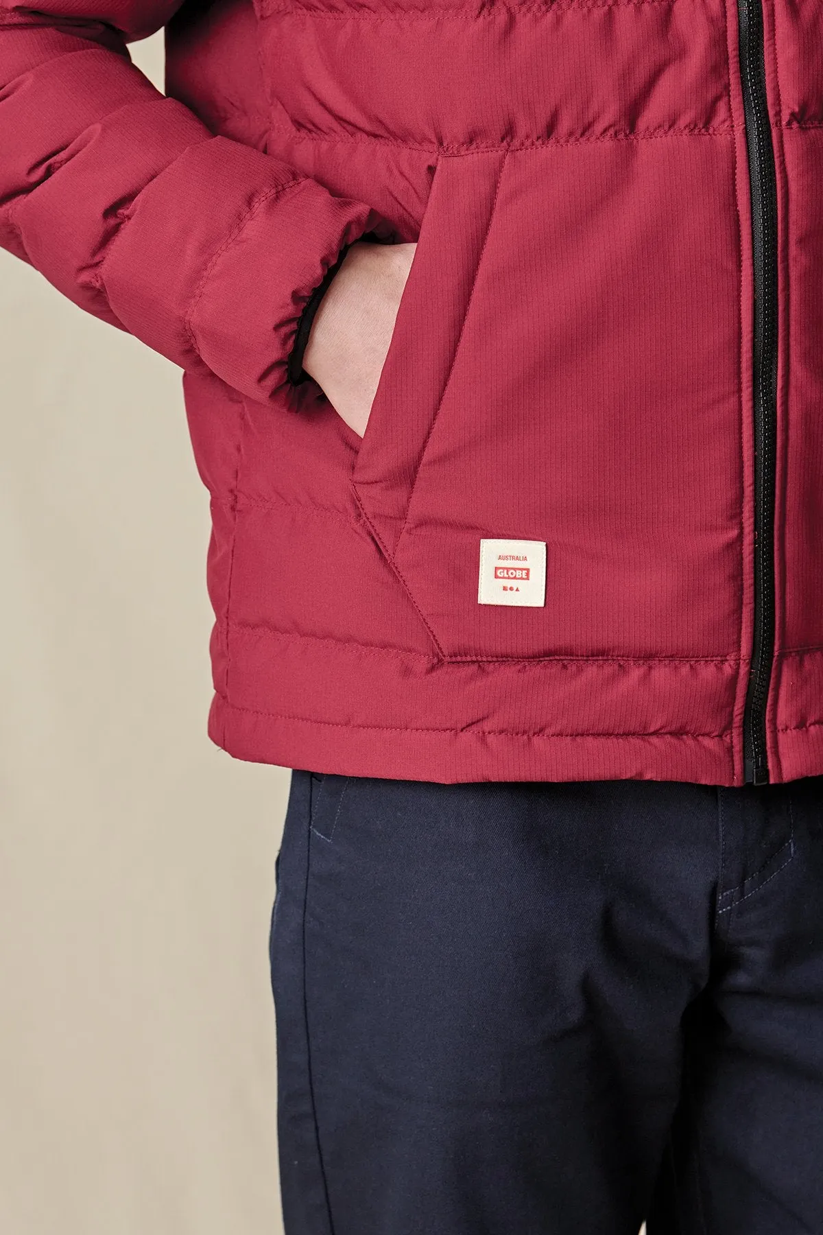 PRIME DOWN JACKET  RHUBARB