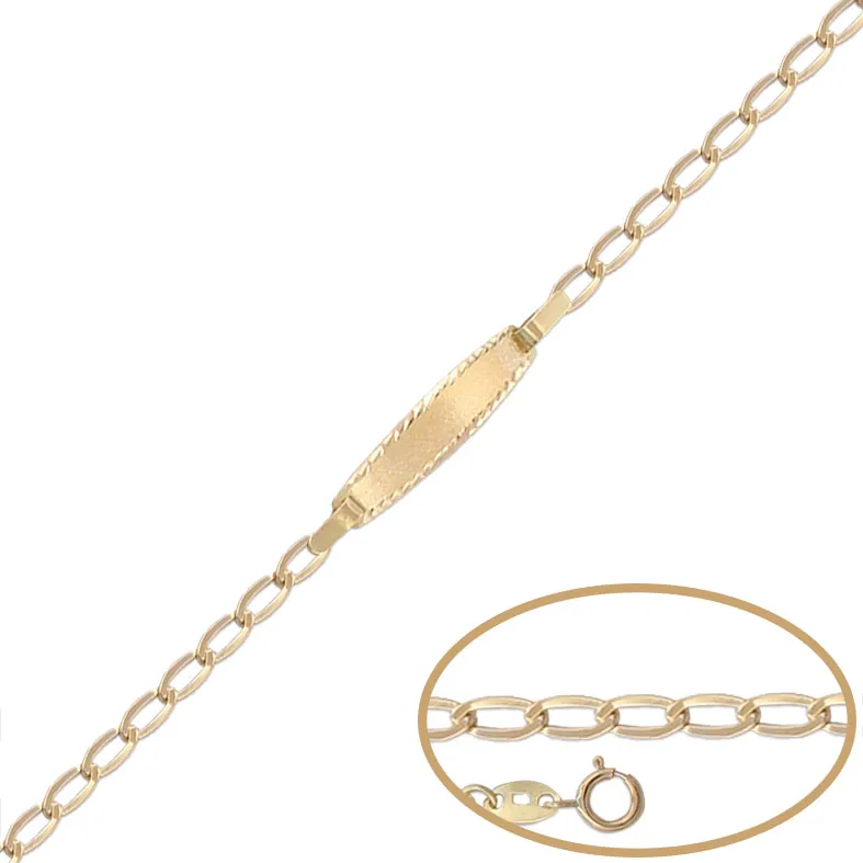 Pulsera Bebé Oro 12cm.