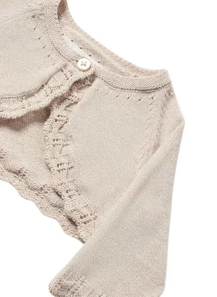 Rebeca Tricot Mayoral Básica Beige Para Bebé