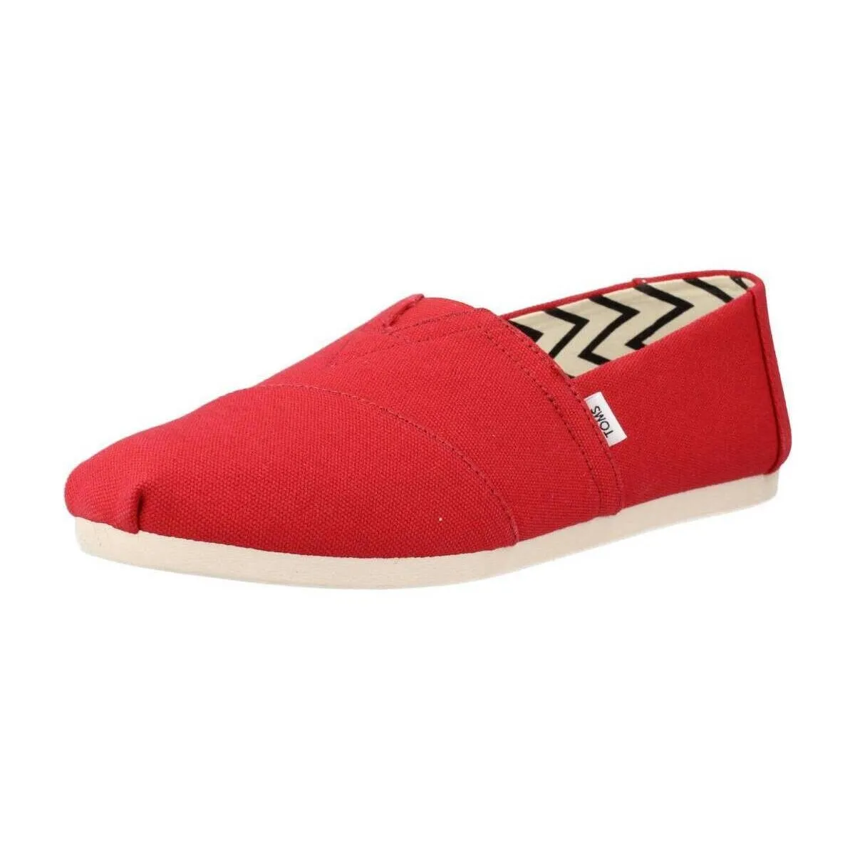 RED RECYCLED COTTON CANVAS