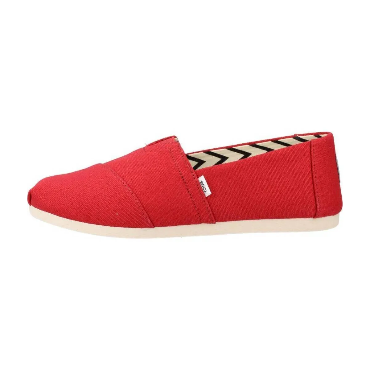 RED RECYCLED COTTON CANVAS