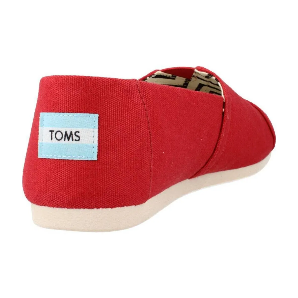 RED RECYCLED COTTON CANVAS