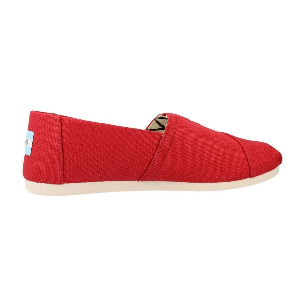 RED RECYCLED COTTON CANVAS