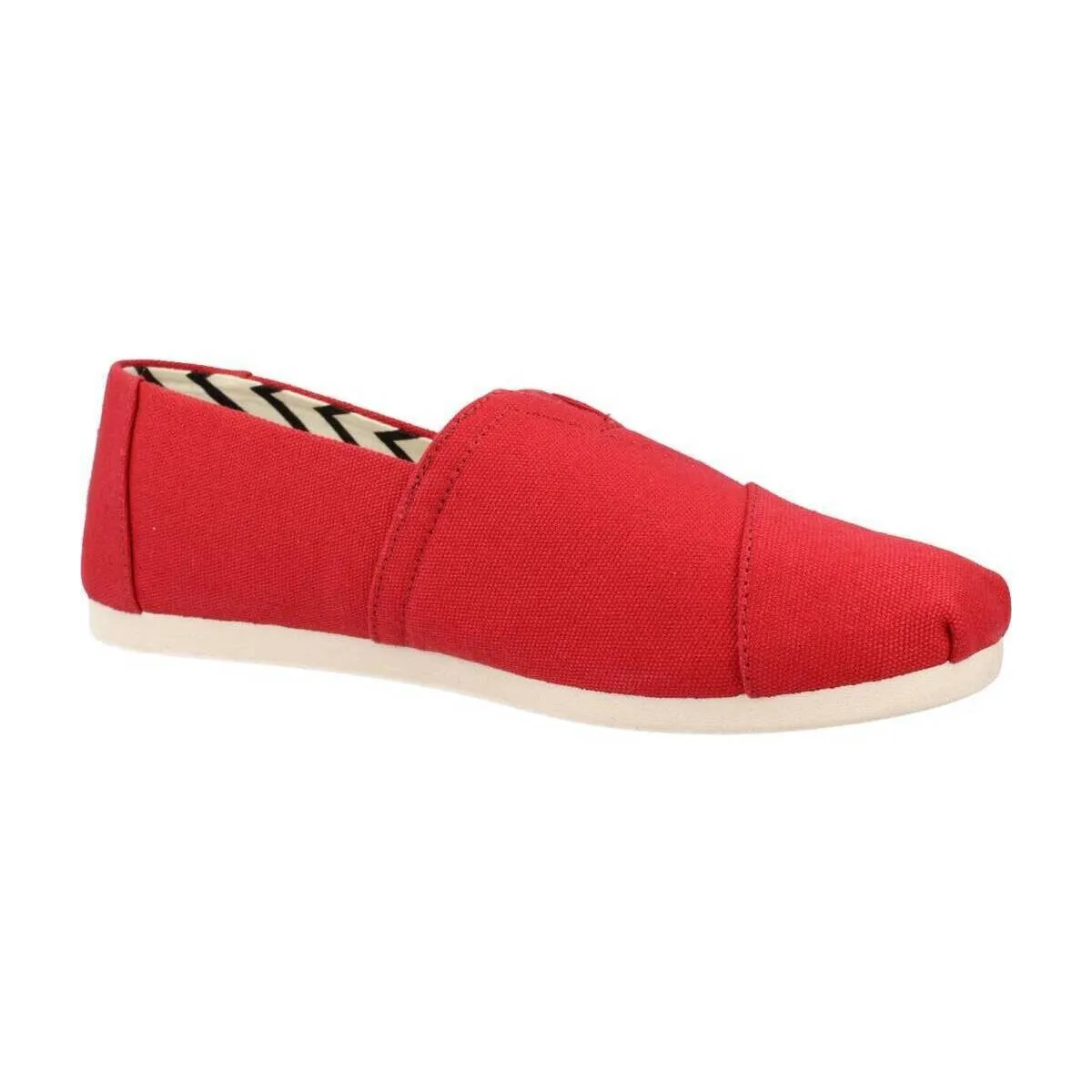 RED RECYCLED COTTON CANVAS
