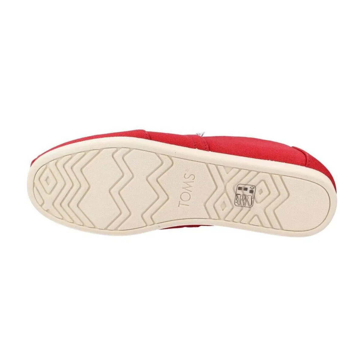 RED RECYCLED COTTON CANVAS