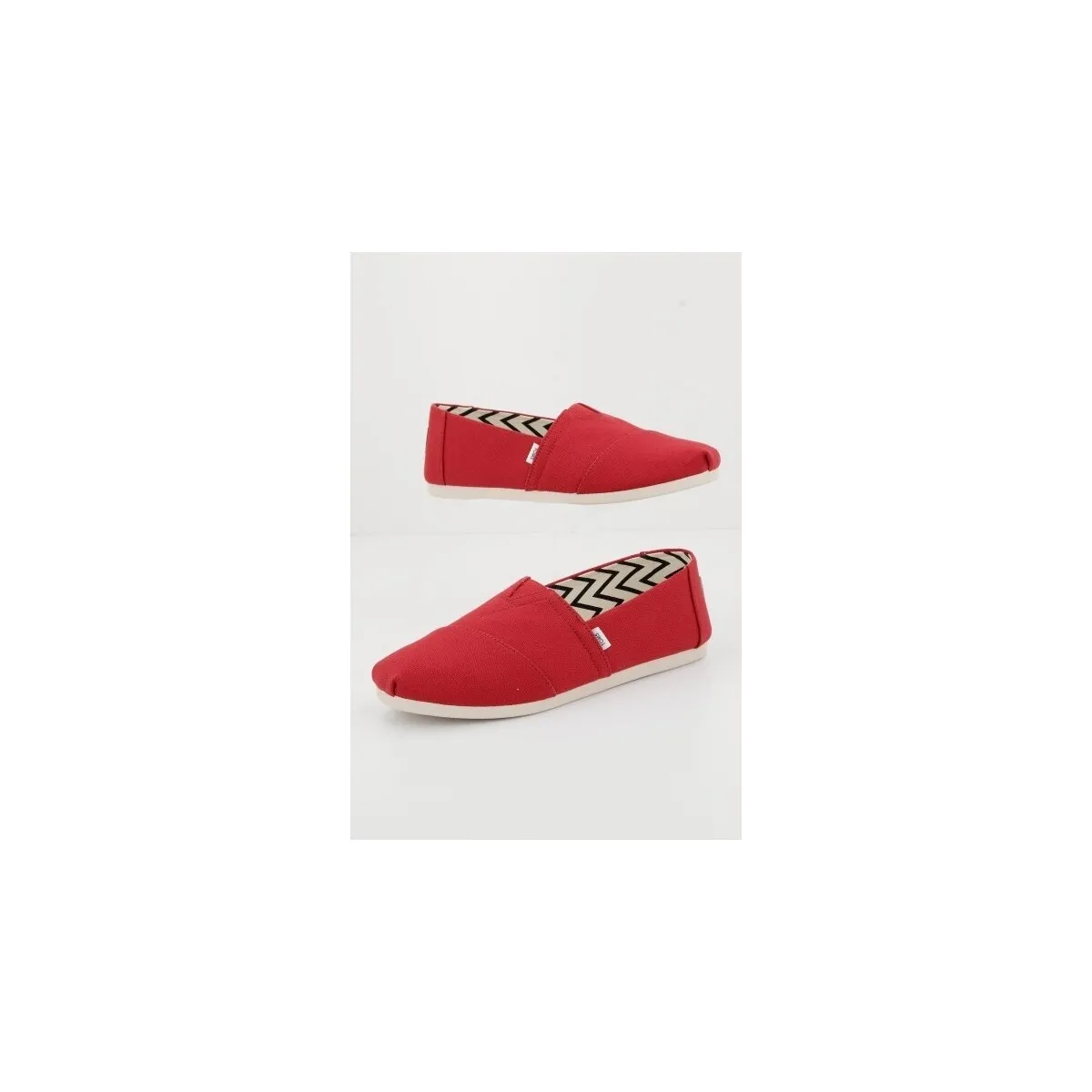 RED RECYCLED COTTON CANVAS