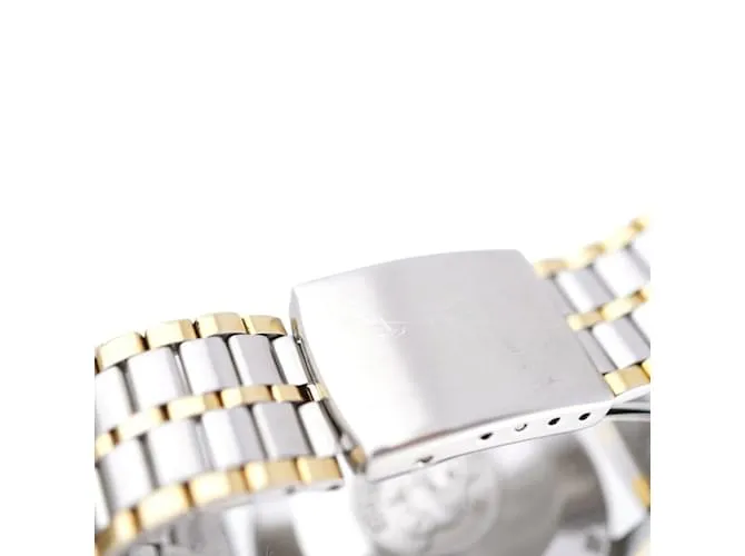 RELOJ OMEGA SEAMASTER CROSSLINE 143904SC DE CUERDA MANUAL PLATA DORADO 