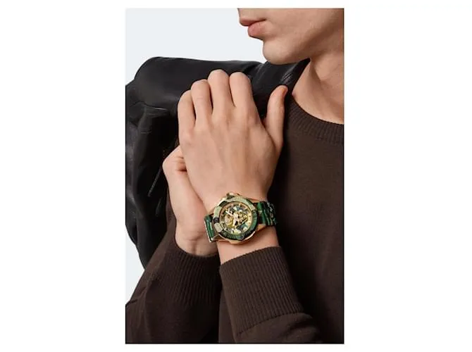 Reloj Philipp Plein The $kull de silicona Dorado Metálico 