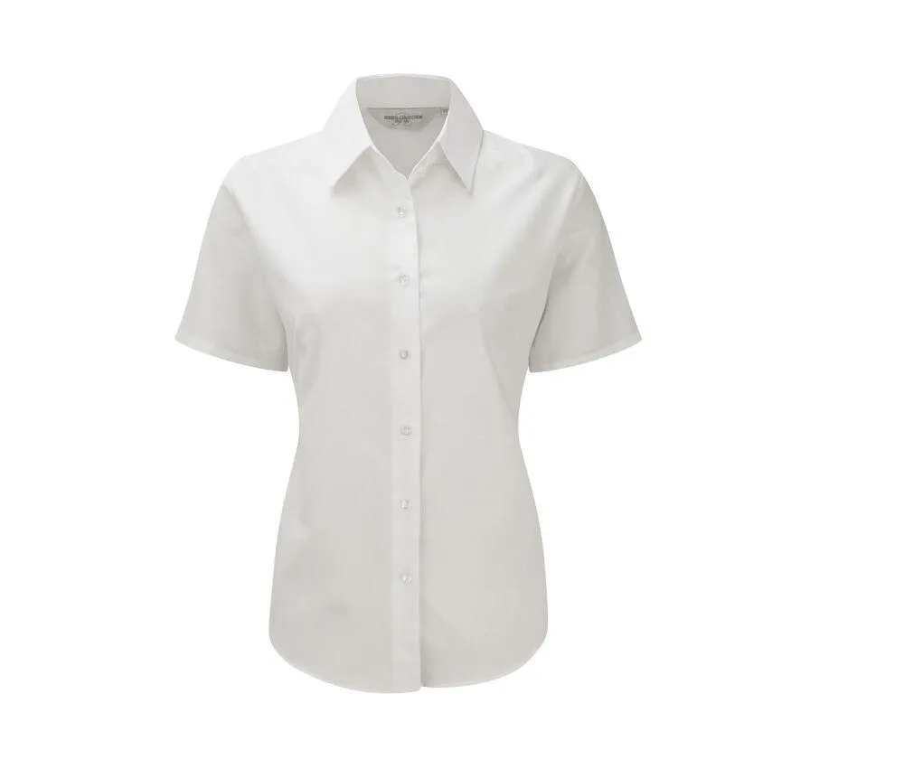 RUSSELL COLLECTION JZ33F  CAMISA MANGA CORTA EASY CARE OXFORD  BLANCO