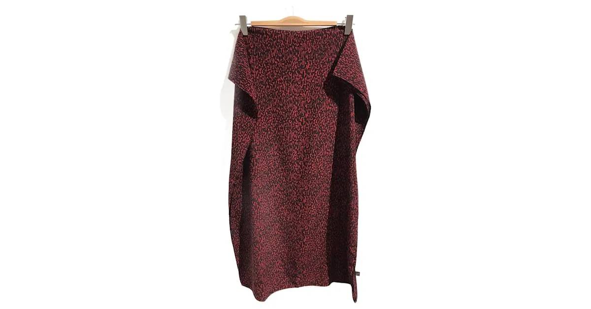 SAINT LAURENT Pañuelos T.  Seda Roja 