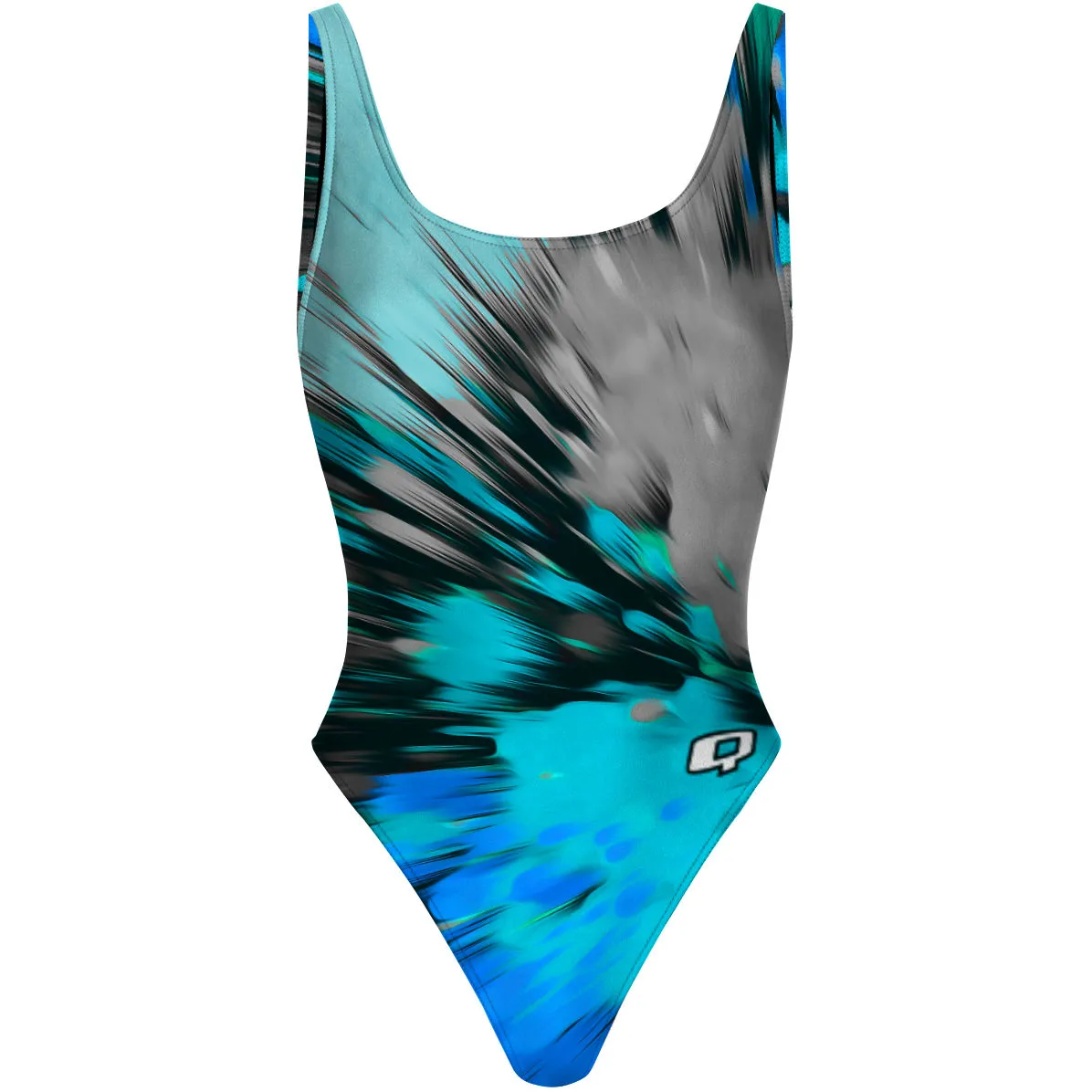 SAPPHIRE  HIGH HIP ONE PIECE SWIMSUIT