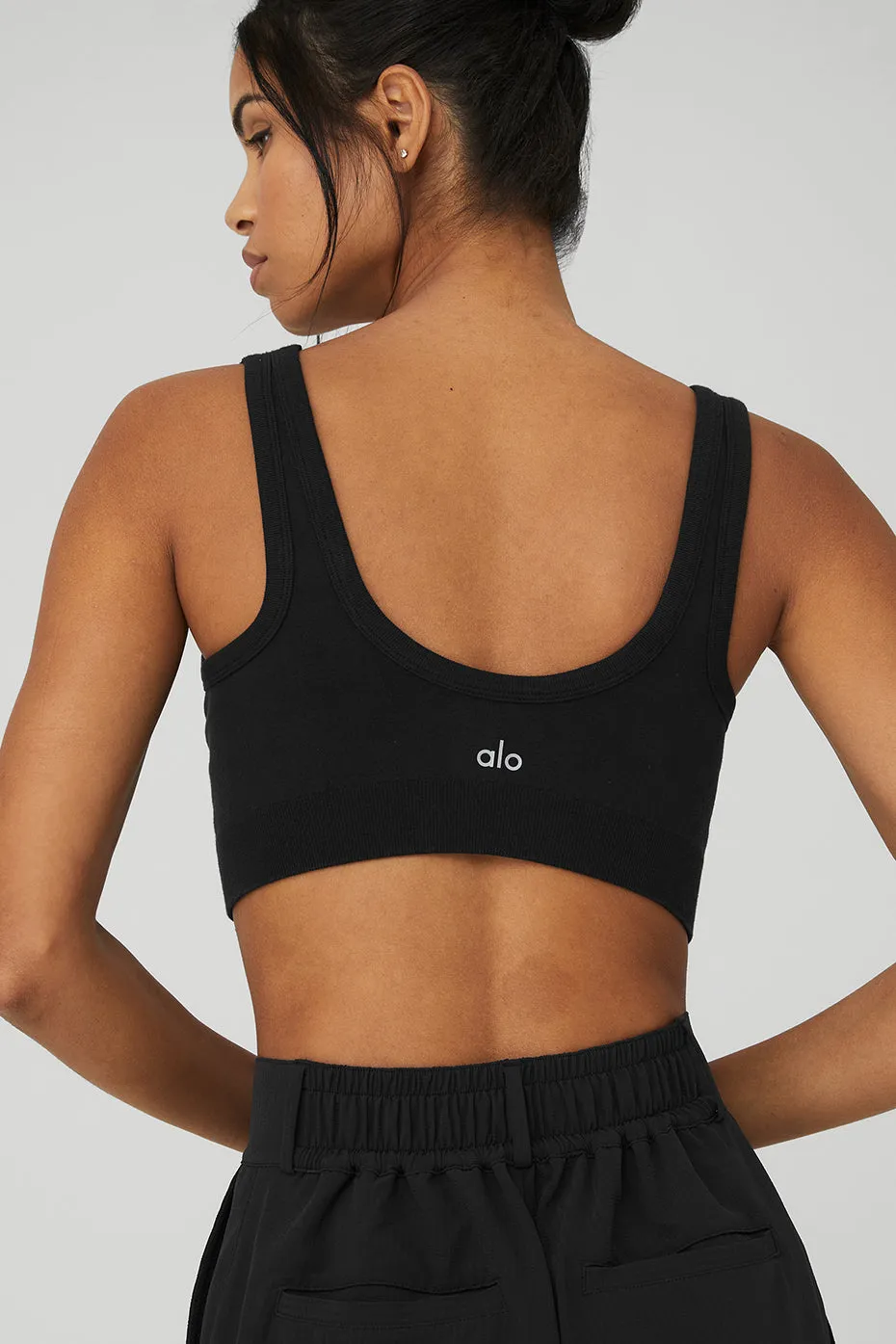 SEAMLESS CHOSEN BRA  BLACK