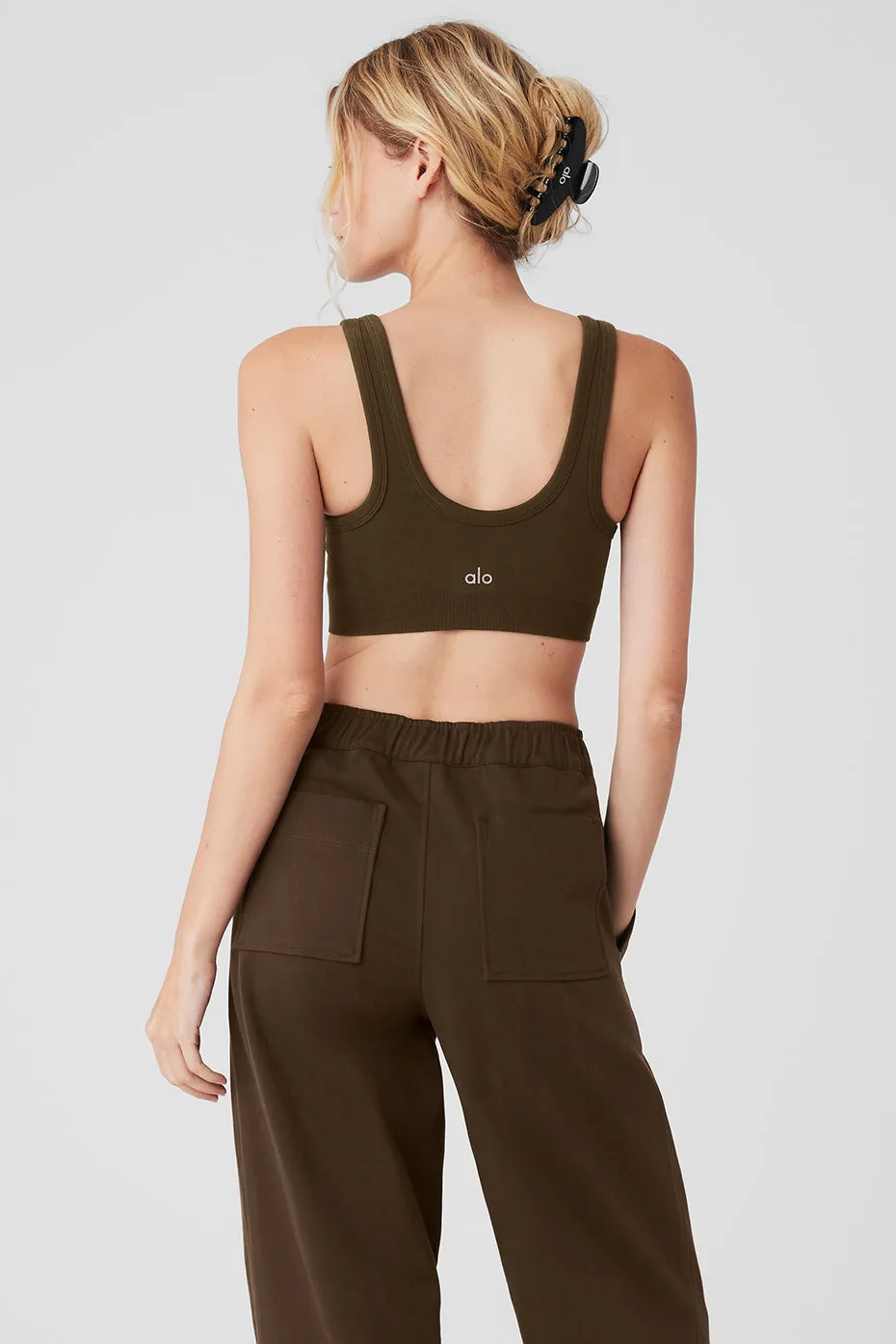 SEAMLESS CHOSEN BRA  ESPRESSO