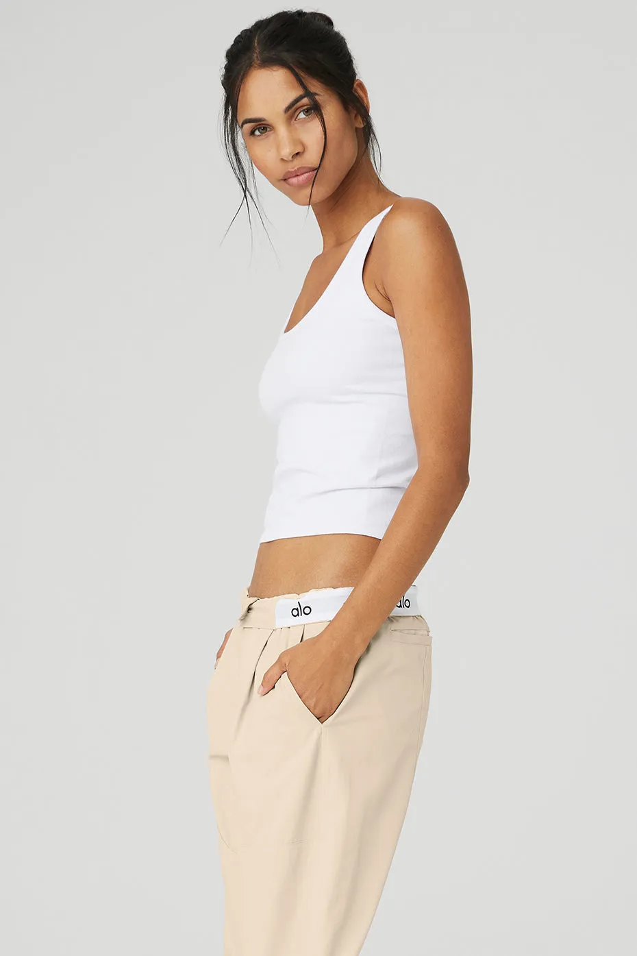SEAMLESS CHOSEN TANK  WHITE