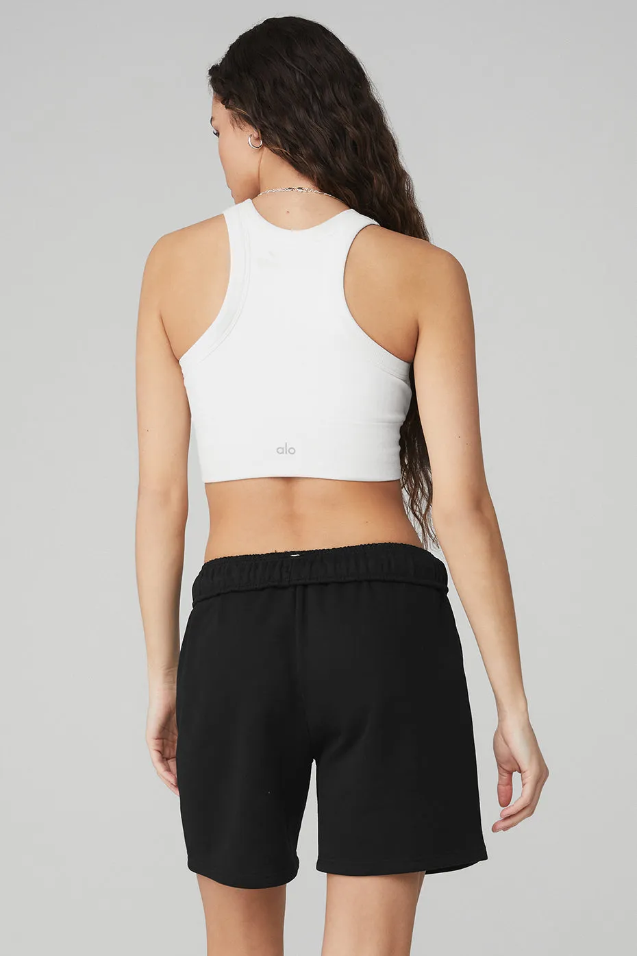 SEAMLESS DELIGHT HIGH NECK BRA  WHITE