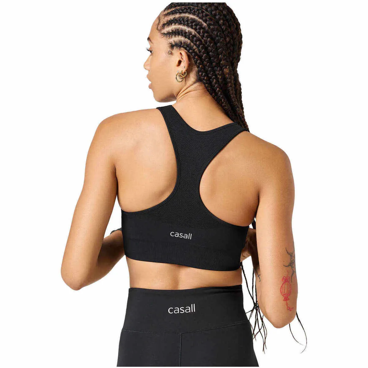 Seamless soft sports bra