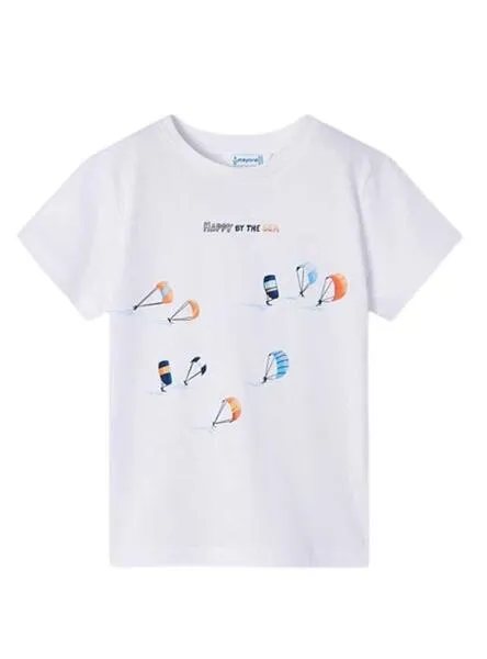 Set 2 Camisetas Mayoral Lisas Blanco para Niño