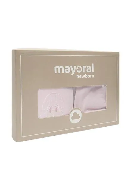 Set Pelele Body Mayoral Rosa Para Bebé