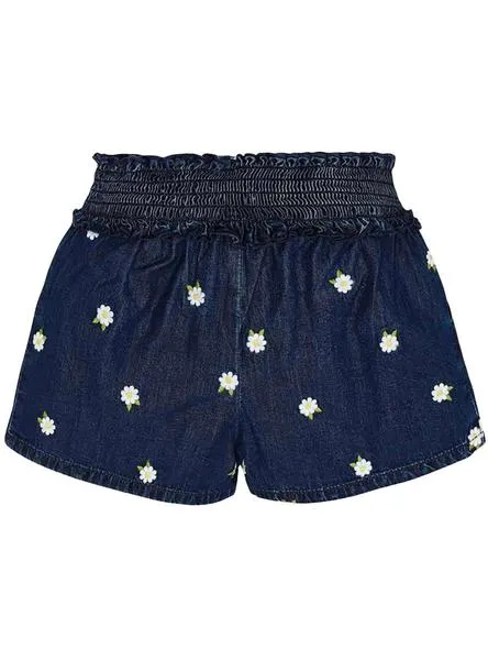 short mayoral margarita azul para niña