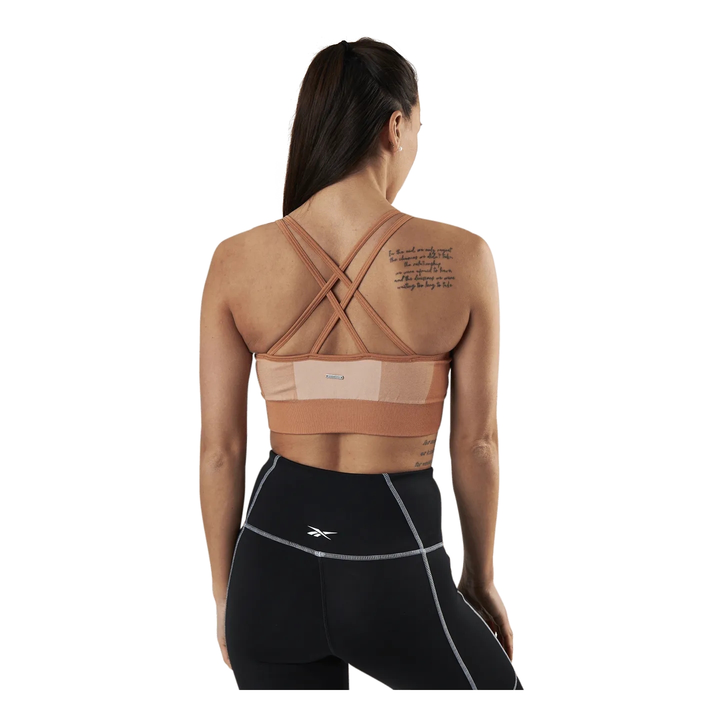 Stay In Place Seamless Strap Sports Bra Patterned