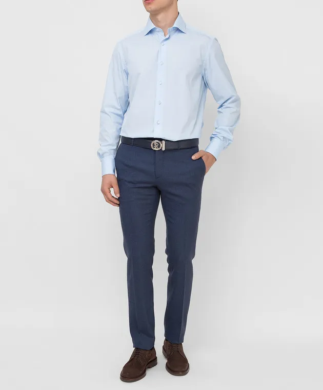 Stefano Ricci Blue shirt