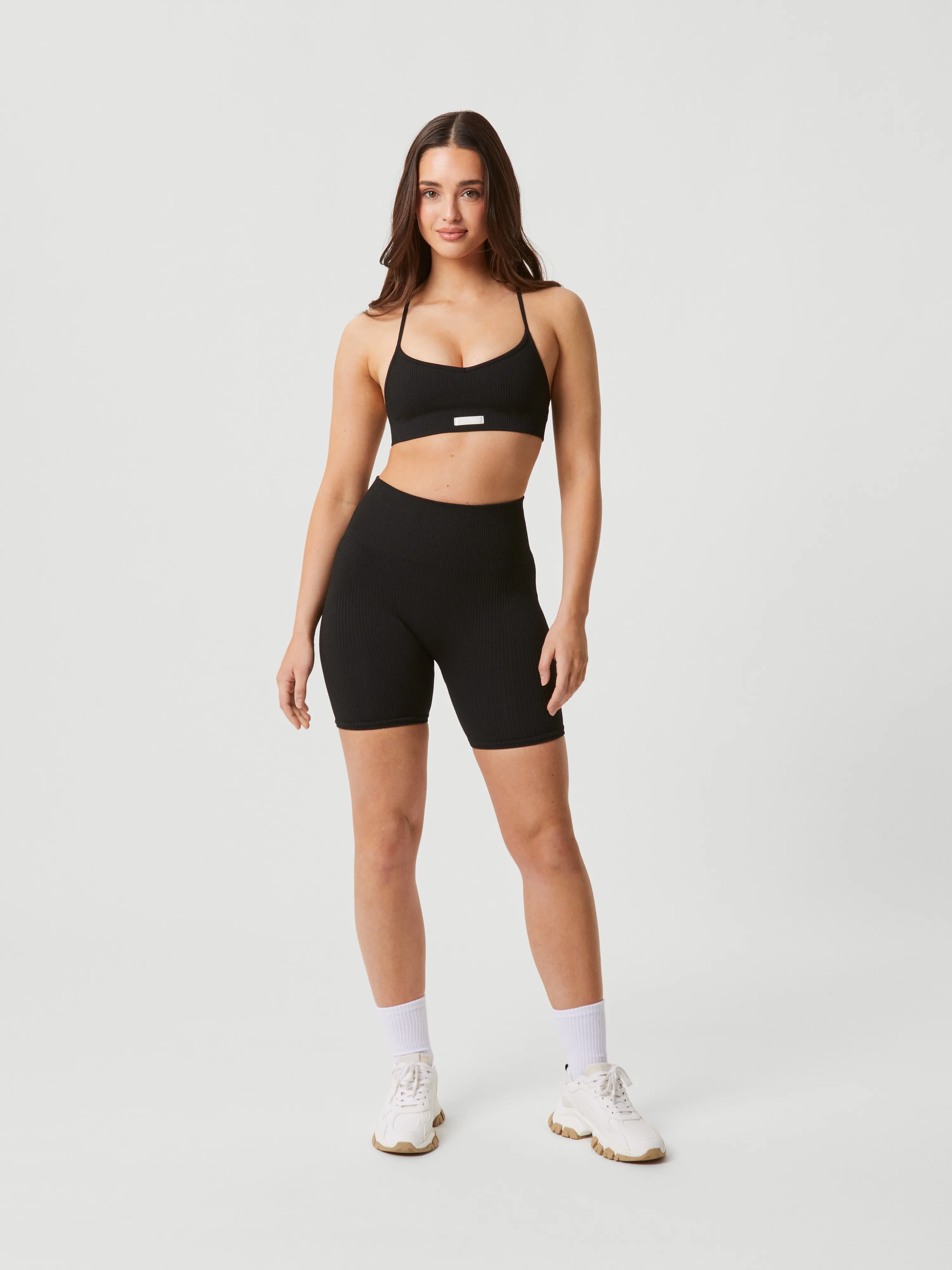Studio Seamless Ribbed Strap Bra