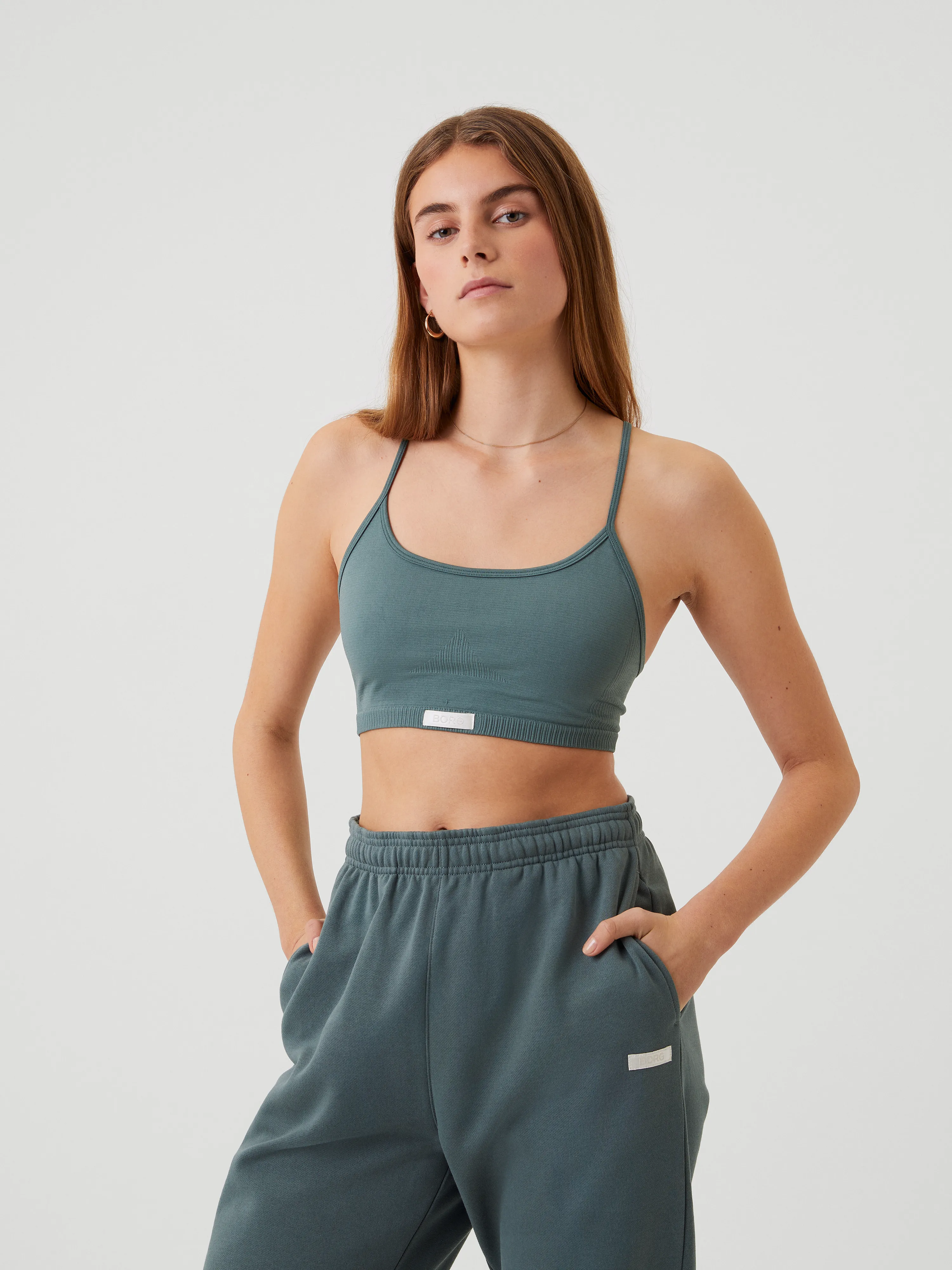 Studio Seamless Spaghetti Strap Bra