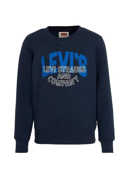 sudadera levis co azul para niño